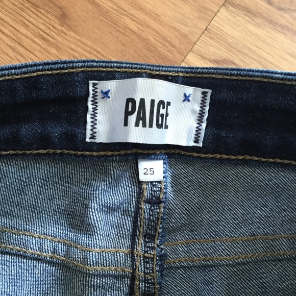 Paige Verdugo Ankle Zip Dark Wash Jeans Denim - Picture 11 of 15